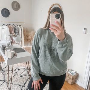 Zutter dream on dreamer mint sweatshirt